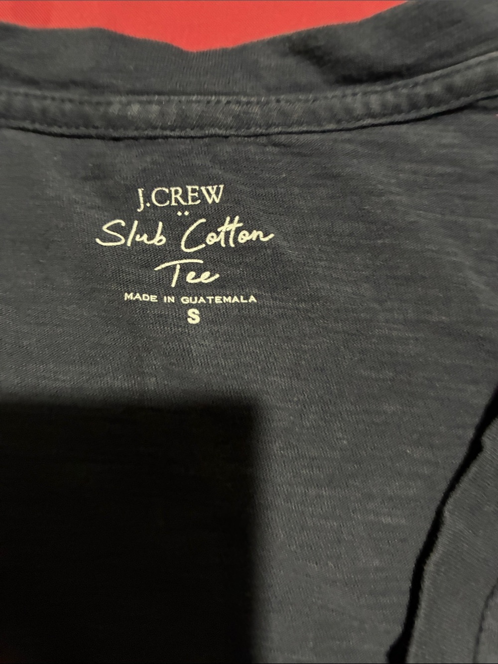 J. Crew Slate Gray V-Neck Soft Cotton Tee - Picture 2 of 2